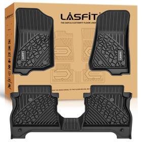 Ll-je07 Lasfit Floor Mats For Jeep Gladiator 2020-2025 Custom Liners 1st And 2nd Row