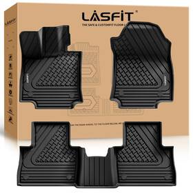 Ll-le08 Lasfit Floor Mats For Lexus Nx 2022-2026 Non-hybrid All Weather Waterproof Black