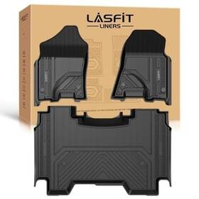 Ll-ra01 Lasfit Floor Mats Ram 1500 Crew Cab 2019 2024 Tpe Liners Bucket Seat