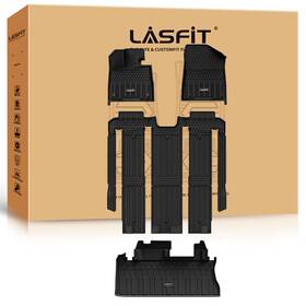 Ll-ty17a1 Lasfit Floor Mats For Toyota Sienna 2021-2024 7-seat Protection Tpe Cargo Liner
