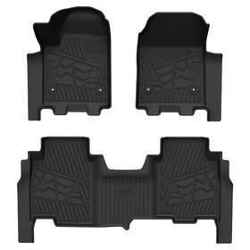 Lasfit Xs-ch13 Floor Mats For Chevrolet Silverado Ev 2024-2026 Rst 1st And 2nd Row Liners