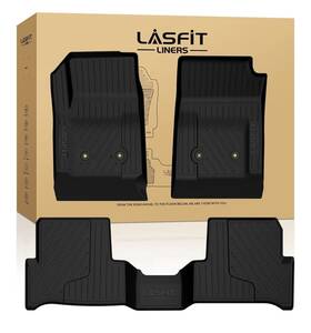 Xs-ch39 Lasfit Floor Mat For Chevrolet Colorado / Gmc Canyon 2015-2022 Extended Cab Tpe Liners