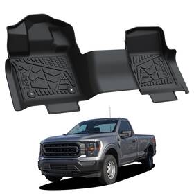 Xs-fd22 Lasfit Floor Mats For Ford F-150 2015-2025 Custom Waterproof 1st Row Liner