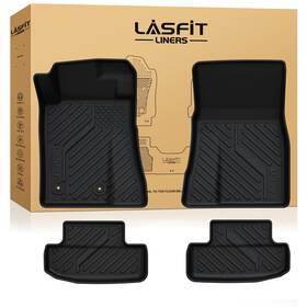Xs-fd25 Lasfit Floor Mats For Ford Mustang 2015-2025 Anti-slip 1st And 2nd Row Liner