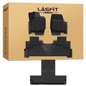 Xs-fd37 Lasfit Floor Mats For 2025 2026 Ford Expedition Standard 7 Seats 1st And 2nd 3rd Row