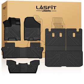 Xs-hn03a Lasfit Floor Mats For Honda Pilot 2016-2022 Custom Tpe Cargo Mat With Seatback