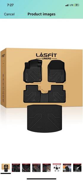 Xs-hn05a Lasfit Floor Mats For Honda Cr-v 2017-2022 Not Hybrid Liner Full Set