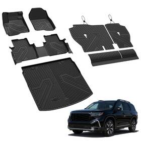 Xs-hn15a Lasfit Tpe Floor Mats And Cargo Liner For 2023-2026 Honda Cr-v All Weather Fit Crv Xs-hn15a Lasfit Tpe Floor Mats And Cargo Liner For 2023-2026 Honda Cr-v All Weather Fit Crv