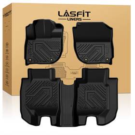 Xs-hn20 Lasfit 3pcs Floor Mats For 2016-2022 Honda Hr-v Front Rear All Weather Tpe Liner