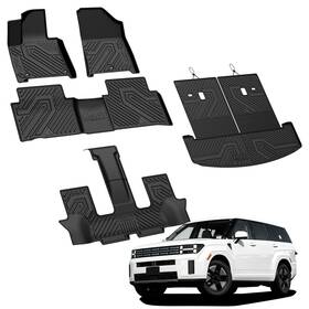 Xs-hy16a Lasfit Floor Mats Cargo Liner Backrest Mat For 2024-2026 Hyundai Santa Fe Hybrid Custom