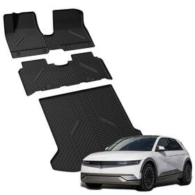 Xs-hy23a Lasfit Floor Mats And Cargo Mat For Hyundai Ioniq 5 2022-2024 Tpe Protection Liners