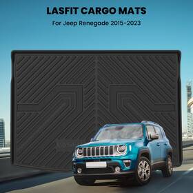 Xs-je02h Lasfit Cargo Mat For Jeep Renegade 2015-2023 Custom Tpe All Weather Trunk Liner