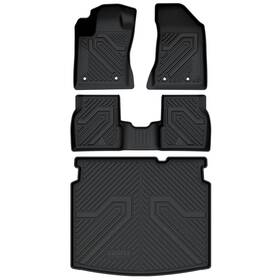 Xs-je03a Lasfit Tpe Floor Mats Liners And Cargo Mat Liner For 2018-2026 Jeep Compass