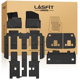 Xs-ka16a Lasfit Floor Mats And Cargo Mat For Kia Carnival Hybrid 2025 2026 8 Seats Liners