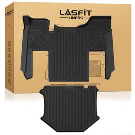 Xs-ke01 Lasfit Floor Liner 1st Row Mats For Kenworth T680 2013-2026 / T880 2014-2026