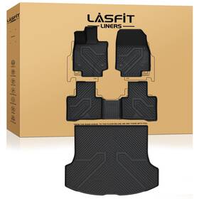 Xs-le09a Lasfit Floor Mats For Lexus Rx 2023-2025 1st And 2nd Row Cargo Mat Liners