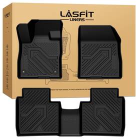 Xs-ln04 Lasfit Heavy Duty Tpe 1st 2nd Row Floor Liner For 2024-2026 Lincoln Nautilus Mats