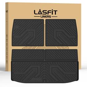 Xs-mi01h Lasfit Cargo Mat For Mitsubishi Outlander 2022-2025 Tpe Trunk Liner With Seatback