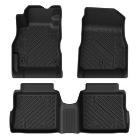 Xs-ns04 Lasfit Floor Mats For Nissan Versa 2020-2025 All Weather Tpe 1st And 2nd Row Liners