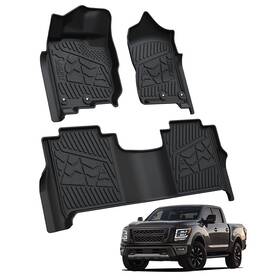 Xs-ns05 Lasfit Custom Floor Mats For Nissan Titan 2017-2024 / Xd 2016-2024 Liners