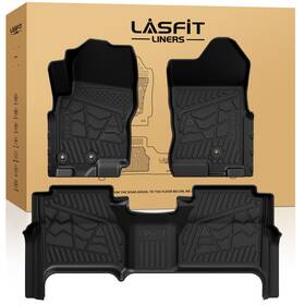 Xs-ns18 Lasfit Floor Mats For Nissan Frontier 2009-2021 Crew Cab Protection Waterproof