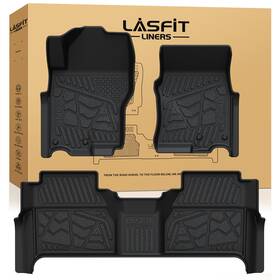 Xs-ns20 Lasfit Floor Mats For Nissan Frontier 2022 2023 2024 2025 2026 Crew Cab Liners