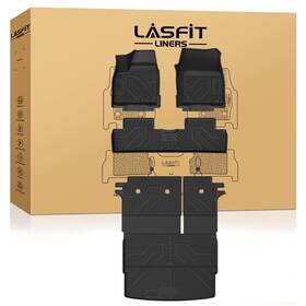 Xs-ns24a Lasfit Floor Mats Liners For Nissan Leaf 2026 Custom 1st And 2nd Row Cargo Mat