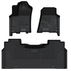 Xs-ra06 Lasfit Floor Mats For 2025 Ram 1500 Protection Tpe 1st And 2nd Row Liners Full Set
