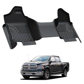 Xs-ra12f Lasfit 3d Tpe 1st Row Floor Mat For 2013-2018 Ram 1500 / 2500 3500 Liner
