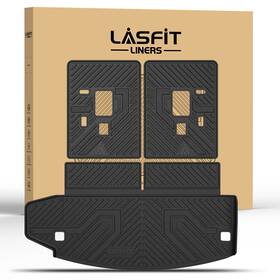 Xs-ra14h Lasfit Cargo Mat For Dodge Durango 2016-2025 All Weather Anti-slip Trunk With Seatback