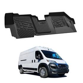 Xs-ra23 Lasfit Floor Mats For Ram Promaster-ev 2024-2026 Tpe All-weather Liners Front Row Xs-ra23 Lasfit Floor Mats For Ram Promaster-ev 2024-2026 Tpe All-weather Liners Front Row