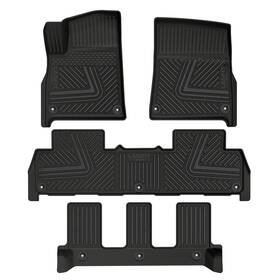1st-3rd Lasfit Xs-rv02 Row Floor Liners For Rivian R1s 2022-2024 Mats Waterproof