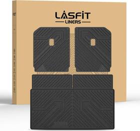 Xs-rv02h2 Lasfit Cargo Trunk And Backrest Mats For Rivian R1s 2022 2026 All Weather Tpe Xs-rv02h2 Lasfit Cargo Trunk And Backrest Mats For Rivian R1s 2022 2026 All Weather Tpe