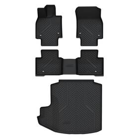 Xs-ty07a Lasfit Floor Mats And Cargo Mat For Toyota Crown 2023-2026 All Weather 1st &2nd Row Liner
