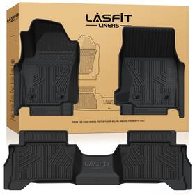Xs-ty14 Lasfit Floor Mats For 2024-2026 Toyota Tacoma Double Cab And Manual Tran& Gas Only