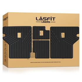 Xs-ty18s Lasfit Rear Seatback Mats For Toyota 4runner 2010-2024 5-seat All Weather Backrest Mat