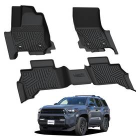 Xs-ty40 Lasfit Floor Mats For Toyota 4runner 2025 Gasoline 5 Seats Liners Tpe All Weather