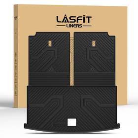 Lasfit Xs-vw04h Cargo Mat With Seatback For Volkswagen Atlas 2018-2026 Heavy Duty Trunk Liner Tpe