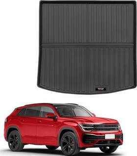 Xs-vw05a Lasfit Rear Cargo Mat For Volkswagen Atlas Cross Sport 2020-2026 Floor Liner Black
