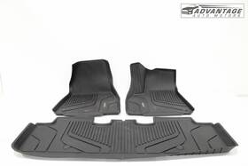 Zy1053603 Lasfit 2020-2024 Tesla Model Y Front And Rear Second 2nd Row Floor Mat Rubber Aftermarket