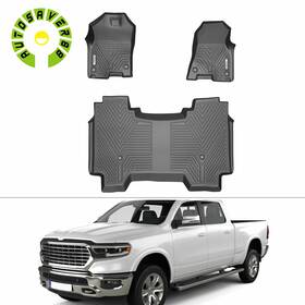 Ledkingdomus 197839583993 Floor Mats For 2019- 2024 Dodge Ram 1500 New Body Crew Cab All Weather Tpe Liner Ledkingdomus 197839583993 Floor Mats For 2019- 2024 Dodge Ram 1500 New Body Crew Cab All Weather Tpe Liner