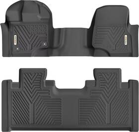 Ledkingdomus 199449434597 3d Floor Mats For 2015-2025 Ford F150 F-150 Supercab All Weather Tpe Liner