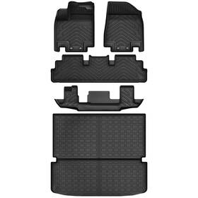 Ledkingdomus 199449434924 3d Floor Mats Trunk Mat Cargo Liner Full Set For 2022-25 Nissan Pathfinder