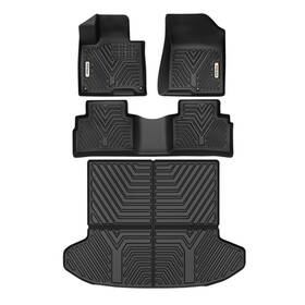 Beysh11wkx Ledkingdomus 4pc 3d Floor Mats Trunk Cargo Liner For 2023-2025 Kia Sportage All Weather Tpe