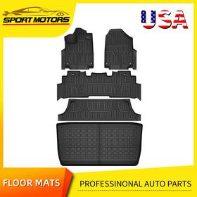 Beysh5ezhk Ledkingdomus Floor Mats Trunk Cargo Liner Set For Honda Odyssey 2018-2025 Mini Passenger