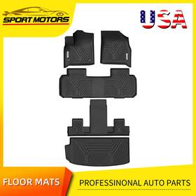 Beyshb3jaw Ledkingdomus Floor Mats Cargo Mat Liner For 2018-2023 Chevy Traverse 2024 Limited