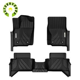 Beyshbzl2z Ledkingdomus 3d Floor Mats Liner For 2024 2025 Toyota Tacoma Double Cab With Under-seat Storage