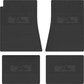 Ma401001 Legendary Auto Interiors Upholstery 1970-72 Dart Swinger With A/t Black Custom Vintage Style Vinyl Logo Floor Mats