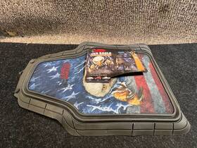 Lethal Threat 926742749110 2-piece Car Floor Mat Usa Eagle Trim To Fit All-weather Ltfm0008