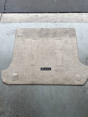 264477u16 Lexus 2003-2009 Gx470 Rear Trunk Cargo Carpet Floor Mat Top Cover Oem